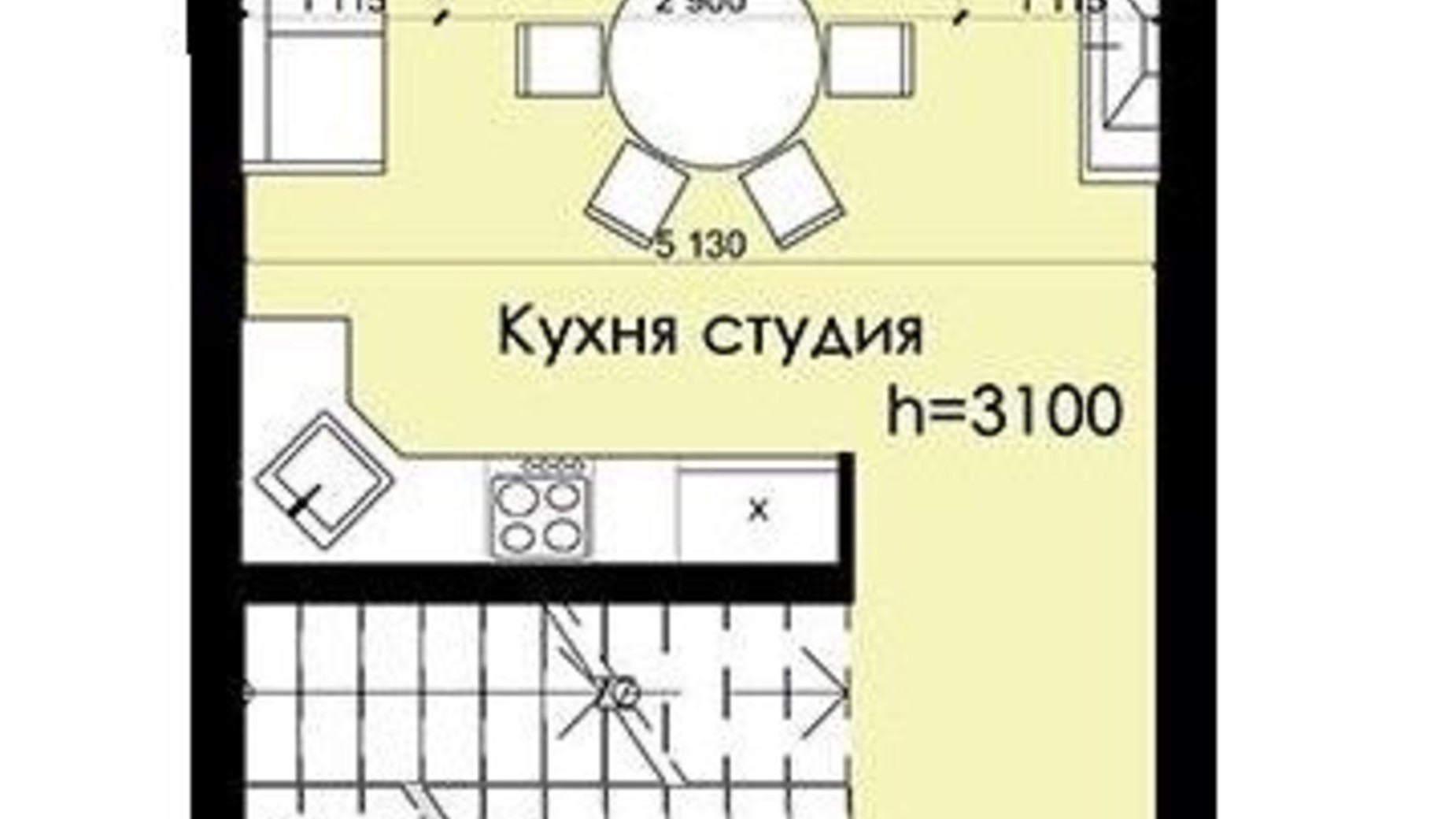 Планування таунхауса в Таунхаус в Пятихатках 284 м², фото 361256