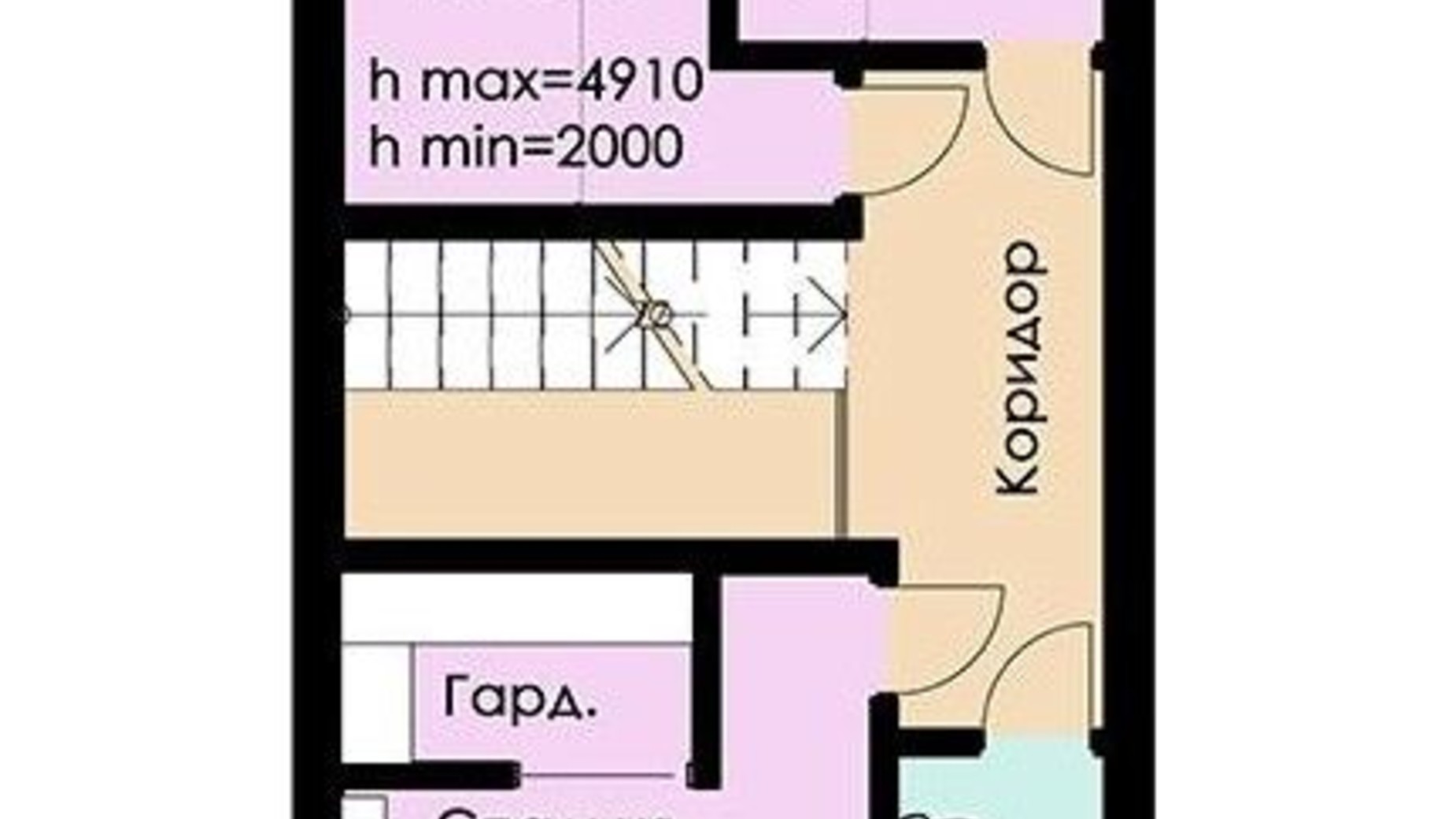 Планування таунхауса в Таунхаус в Пятихатках 284 м², фото 361257