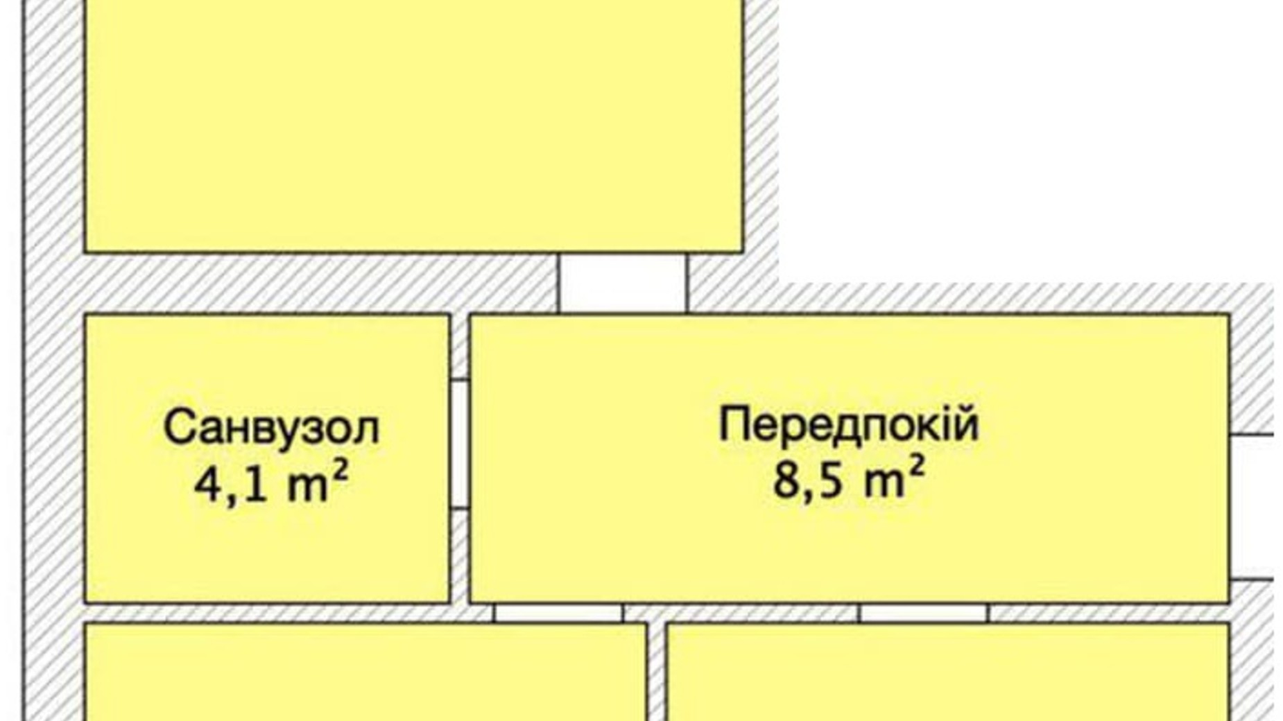 Планировка таунхауса в Таунхаус ул. Ляли Ратушной, 110 64 м², фото 361711