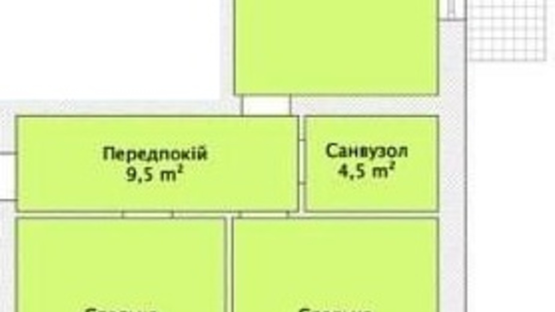 Планування 2-кімнатної квартири в ЖК вул. Малиновського, 20 70.2 м², фото 362018