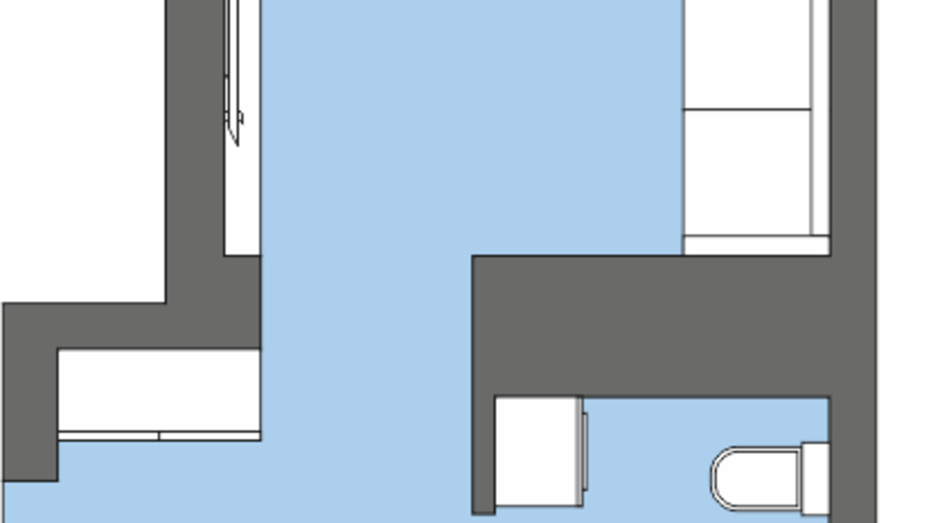 Планировка 1-комнатной квартиры в ЖК Dream Town 48.4 м², фото 362033