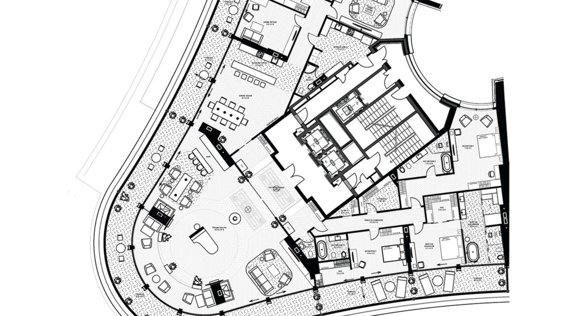 Планировка 5-комнатной квартиры в ЖК Linden Luxury Residences 556.73 м², фото 362585