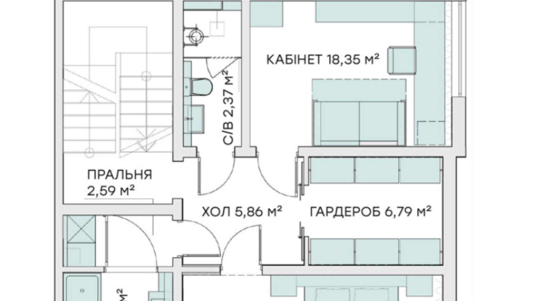 Планировка коттеджа в КГ Конык 220 м², фото 363426