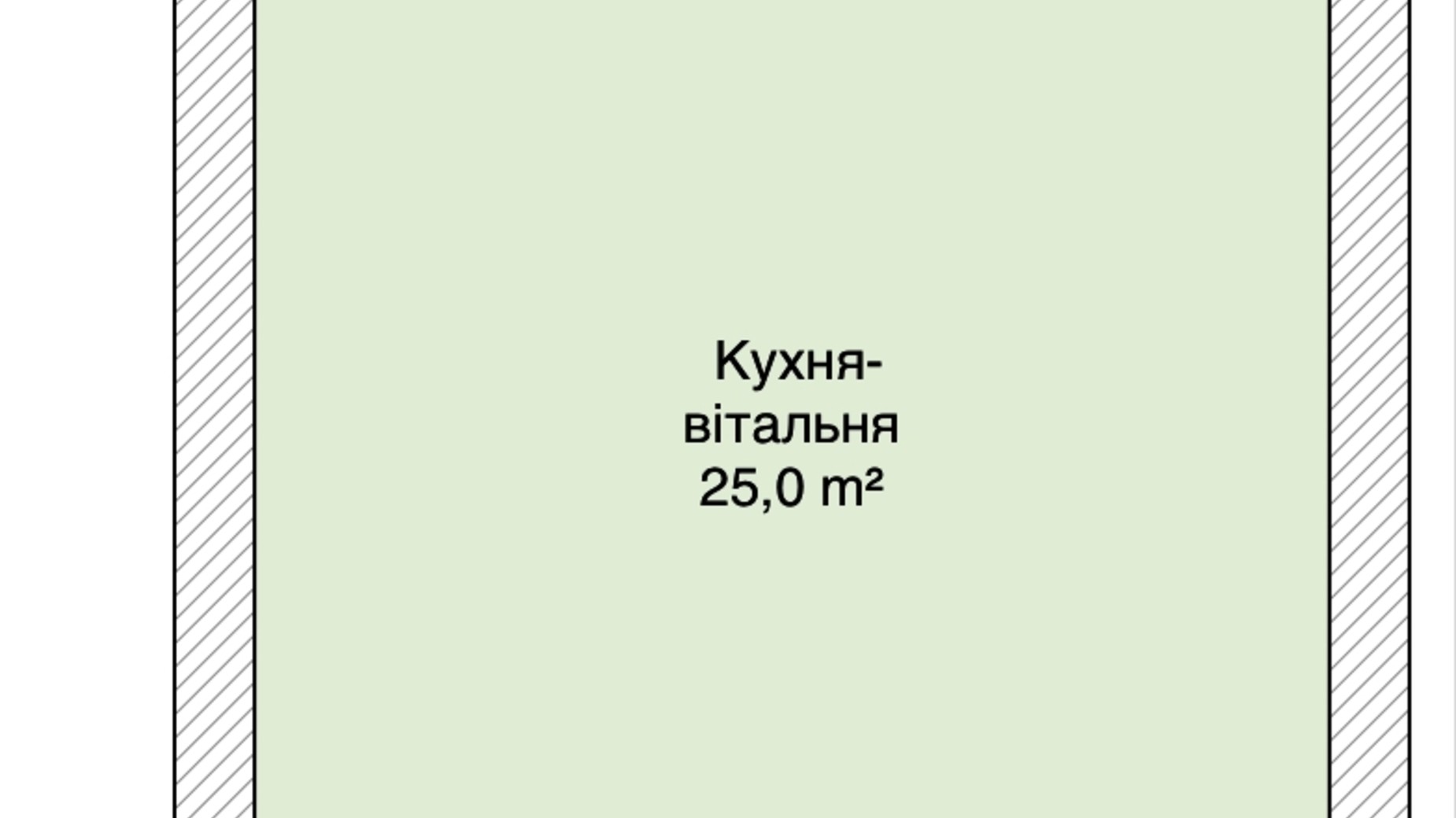 Планировка 1-комнатной квартиры в КД Сити Хаус №1 38.3 м², фото 365046