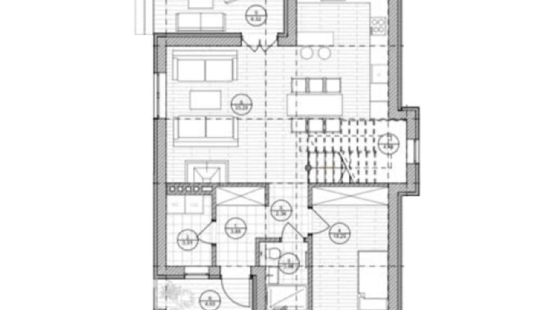 Планировка 4-комнатной квартиры в Таунхаус ул. Вишневая, 9 130 м², фото 365765