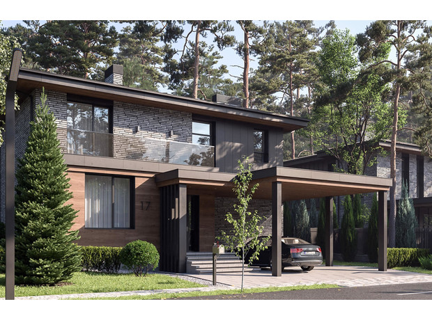 КГ ProЦвіт Village: планировка 4-комнатной квартиры 185 м² КГ ProЦвіт Village: планировка 4-комнатной квартиры 185 м²