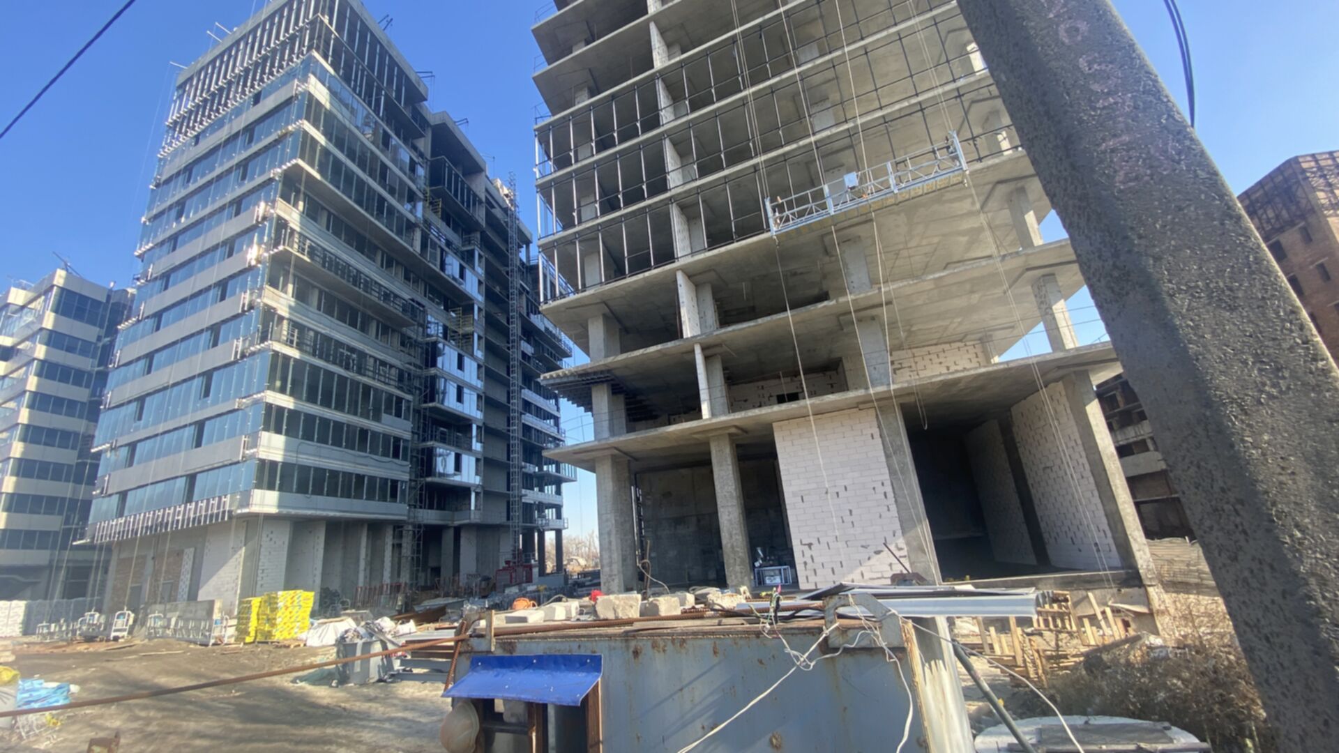 Состоянием на февраль 2022 года Апарт-комплекс Port City ход строительства фото 370666