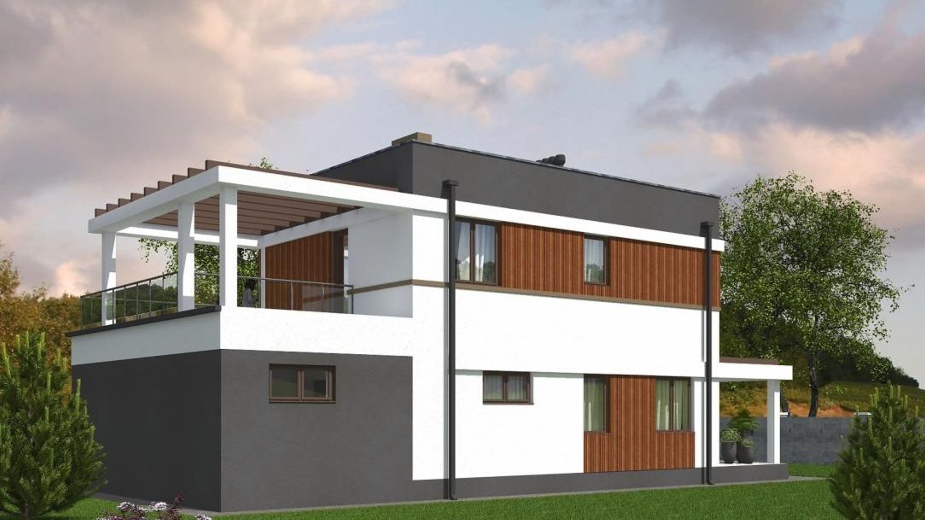 Планування котеджу в КМ Бугове 146.4 м², фото 370939
