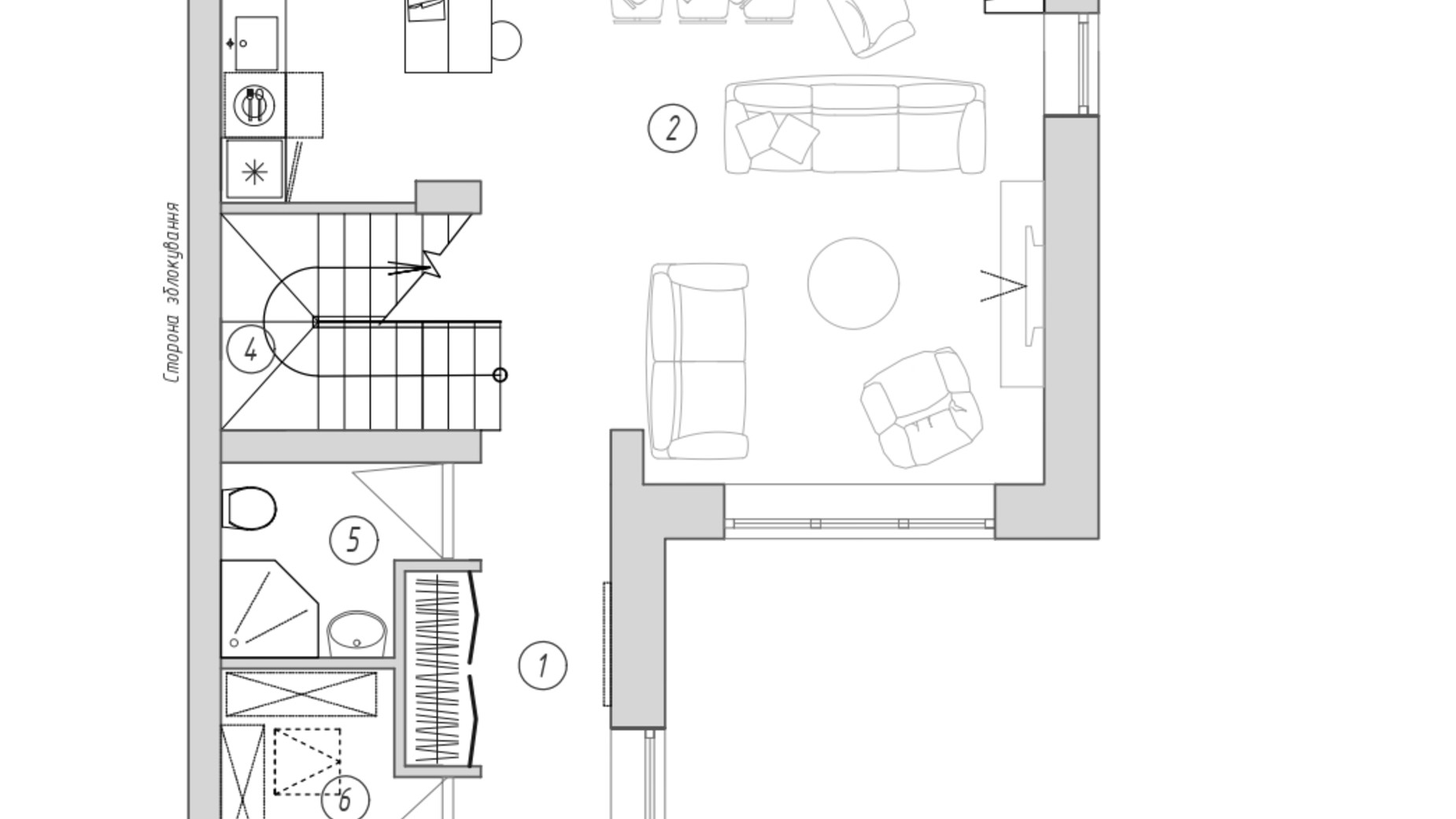 Планування таунхауса в Таунхаус New Life Townhouse 120 м², фото 371345