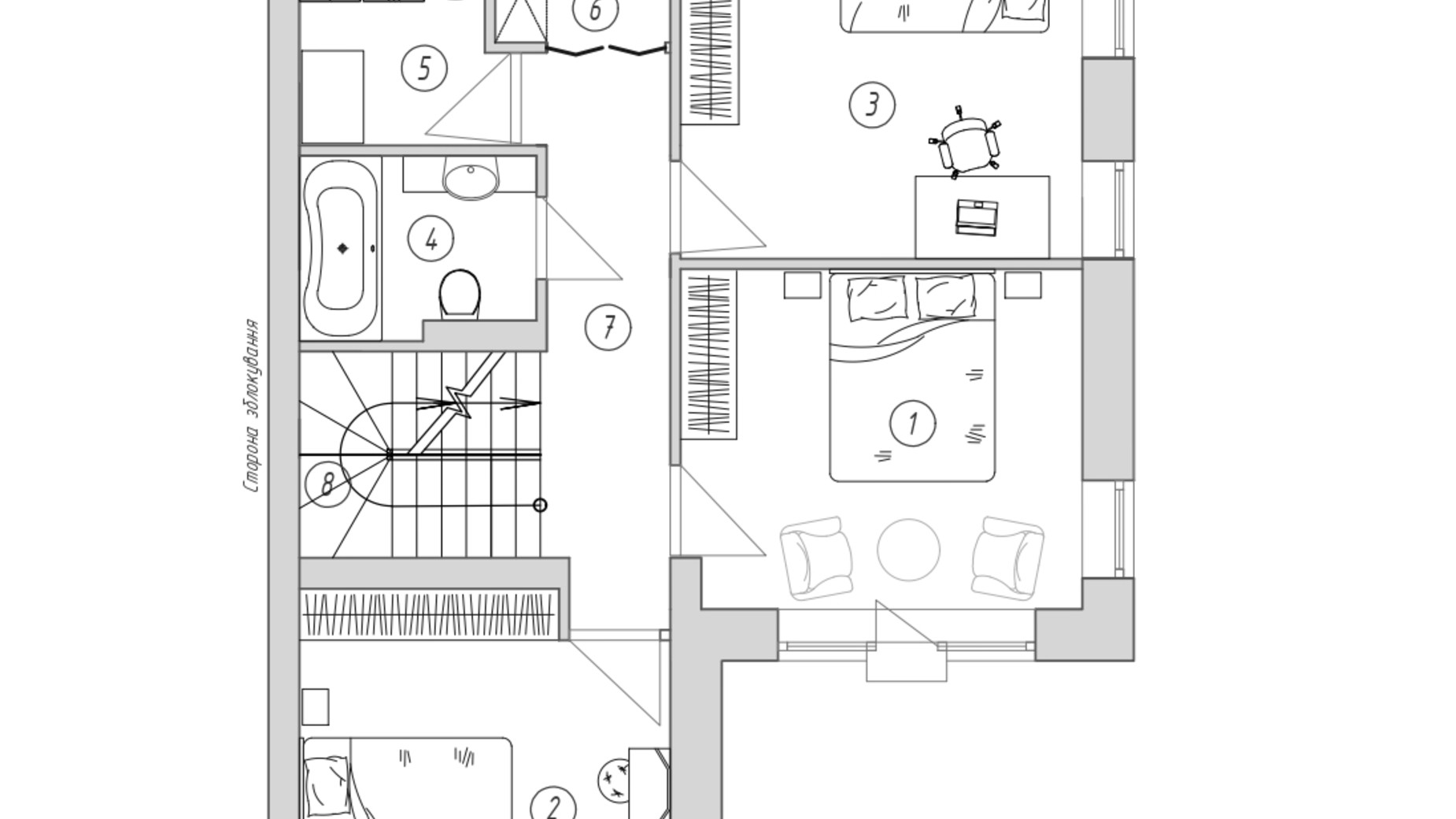 Планировка таунхауса в Таунхаус New Life Townhouse 120 м², фото 371346
