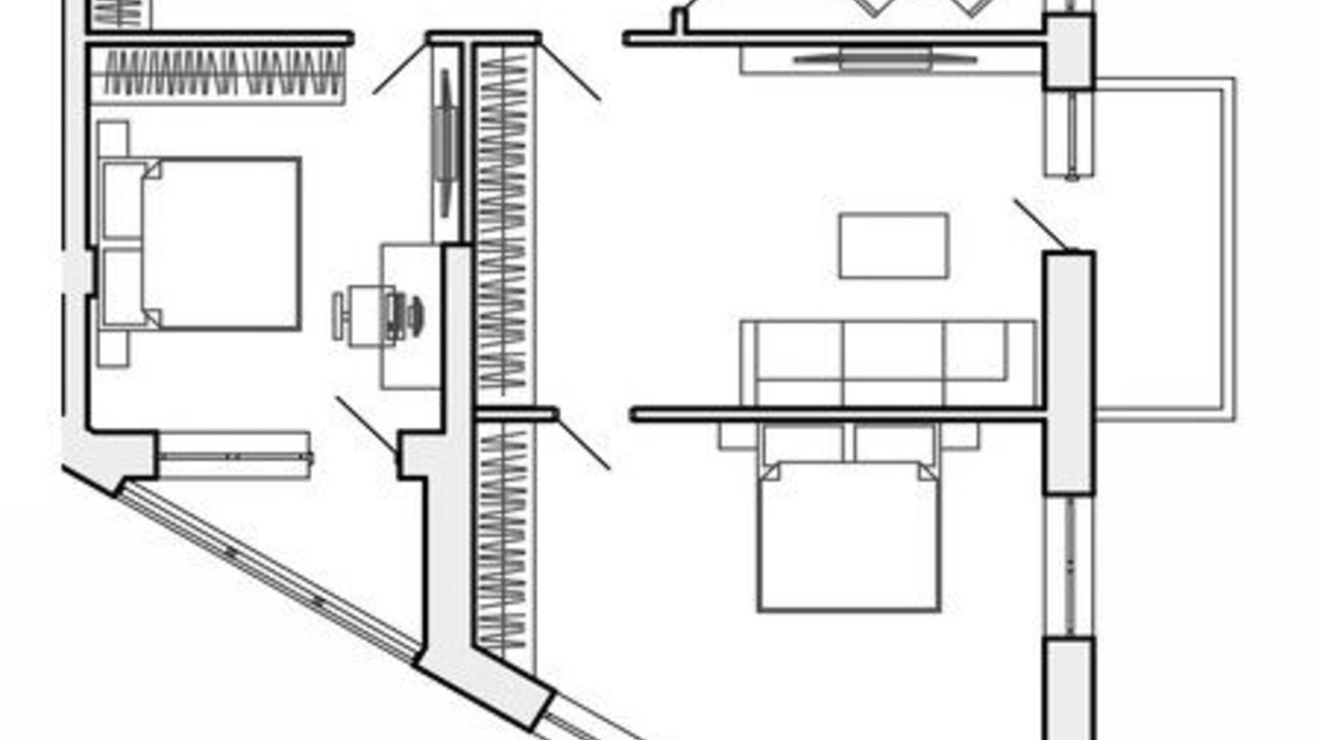 Планування 3-кімнатної квартири в ЖК вул. Коновальця 89.81 м², фото 371902