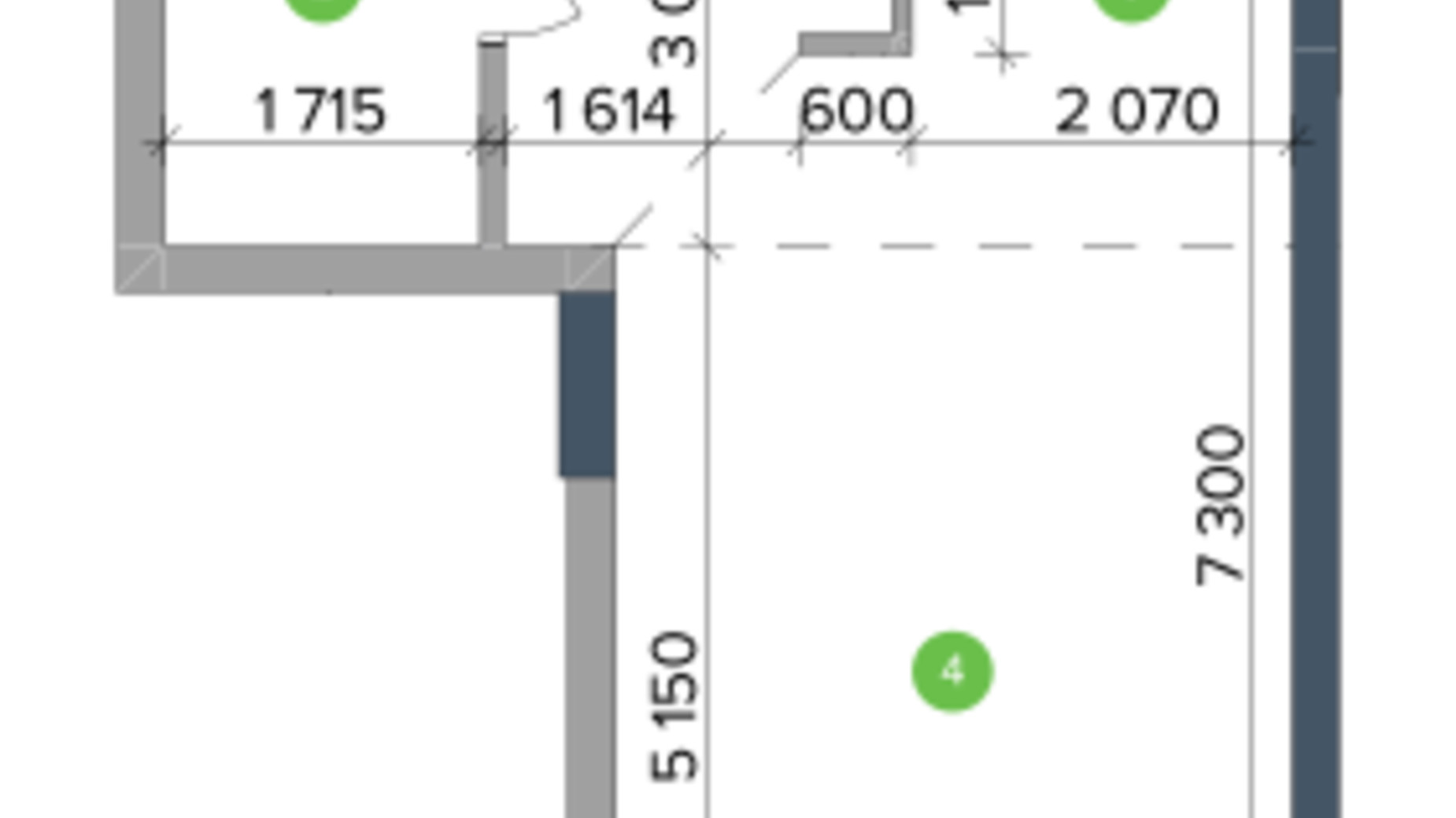 Планировка 1-комнатной квартиры в ЖК Метрополис 34.08 м², фото 372036