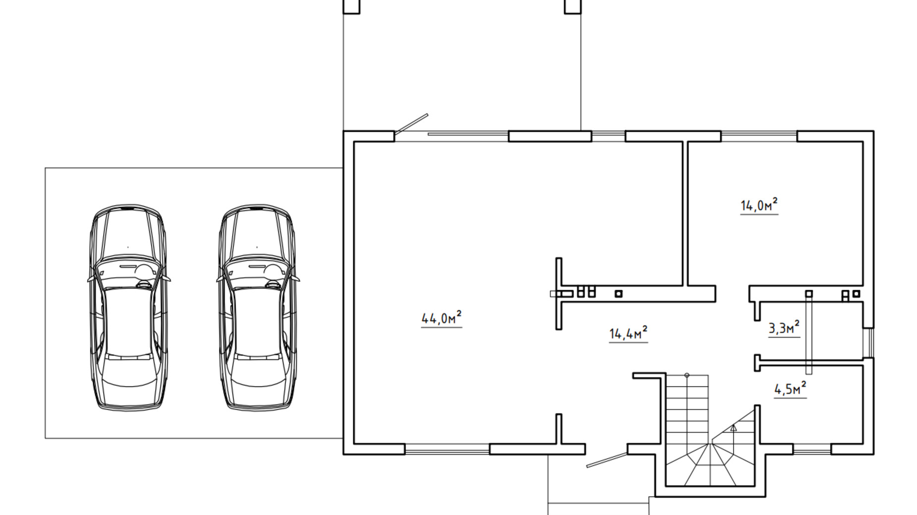 Планування котеджу в КМ Еліт Чайка 160.4 м², фото 372924