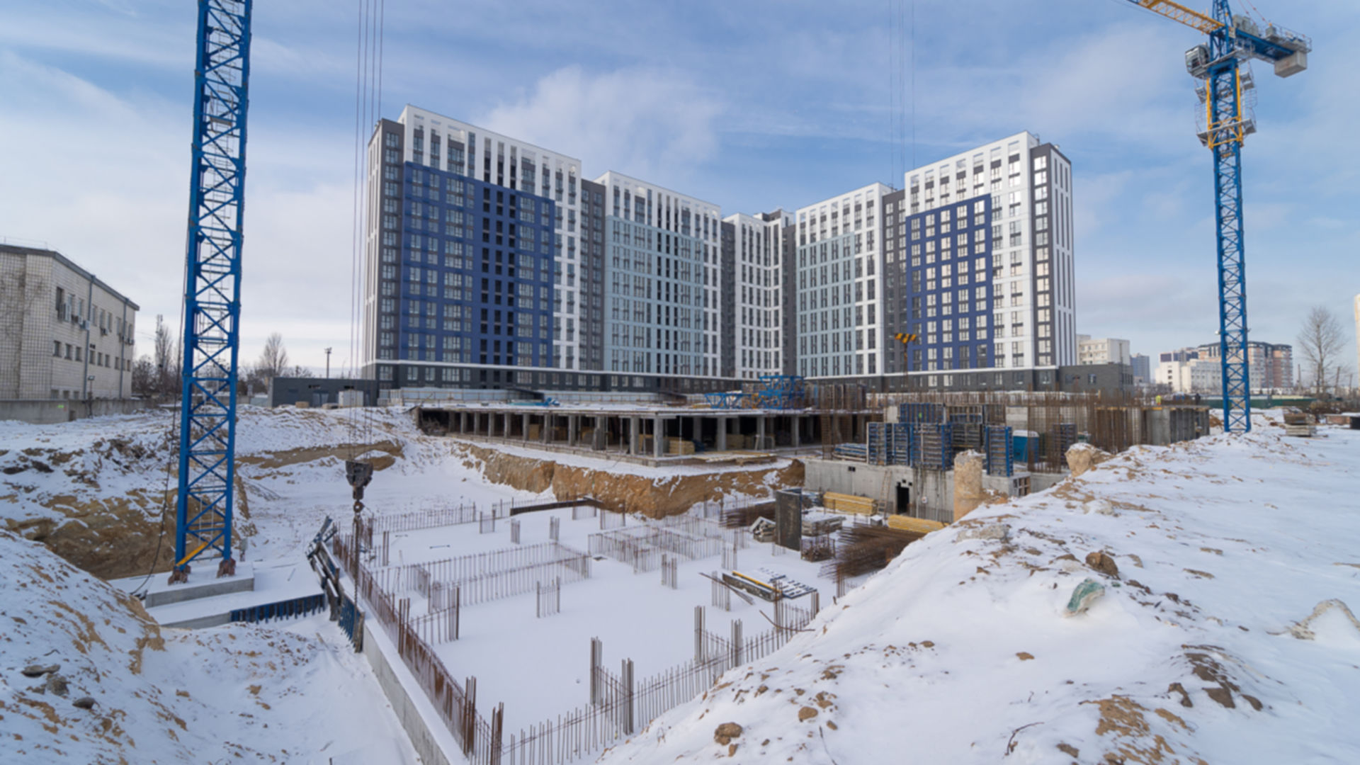 Состоянием на январь 2022 года ЖК Sky Avenue ход строительства фото 374925