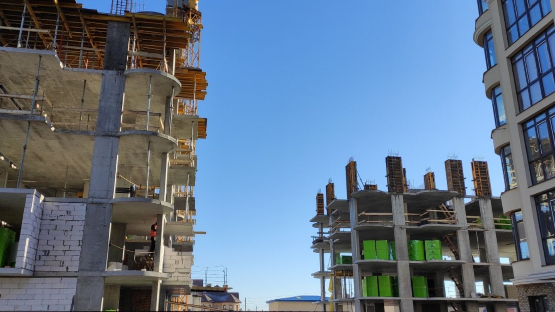 Состоянием на февраль 2022 года ЖК Садочок ход строительства фото 377145