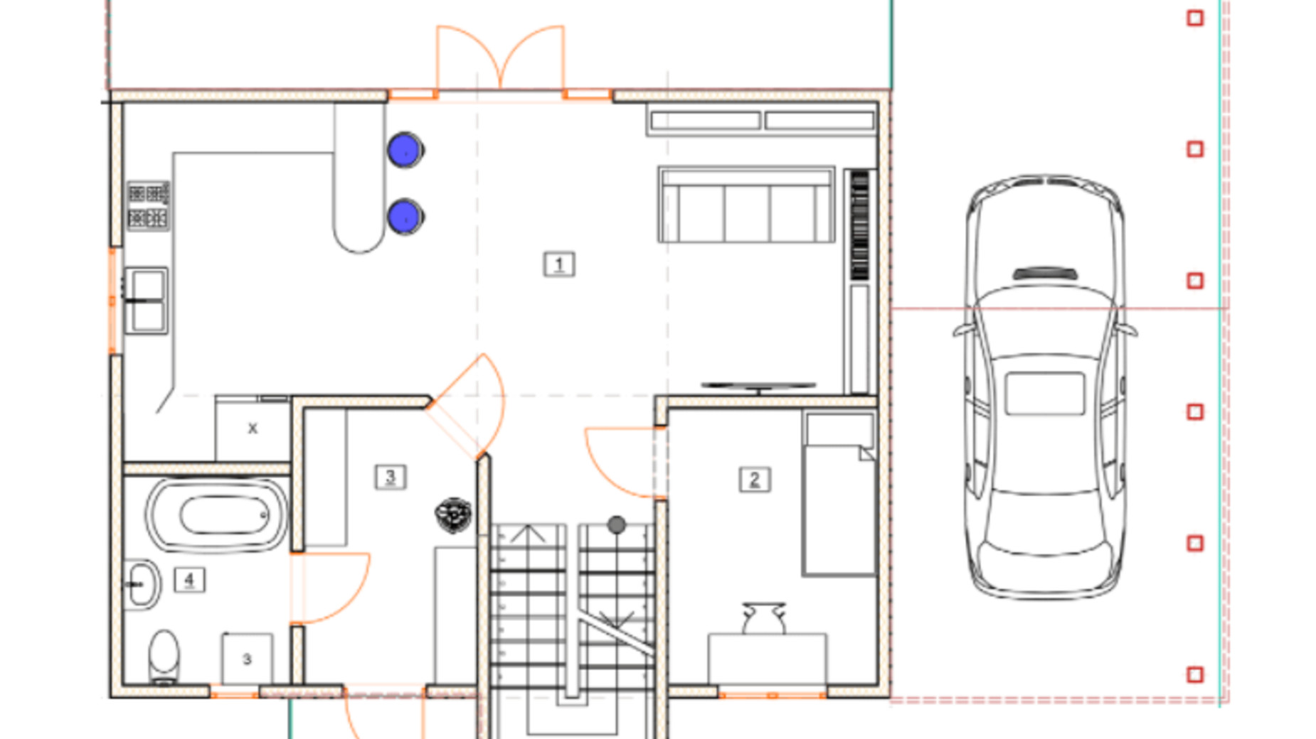 Планировка коттеджа в КГ Hausplusland Деревянки 140 м², фото 379237