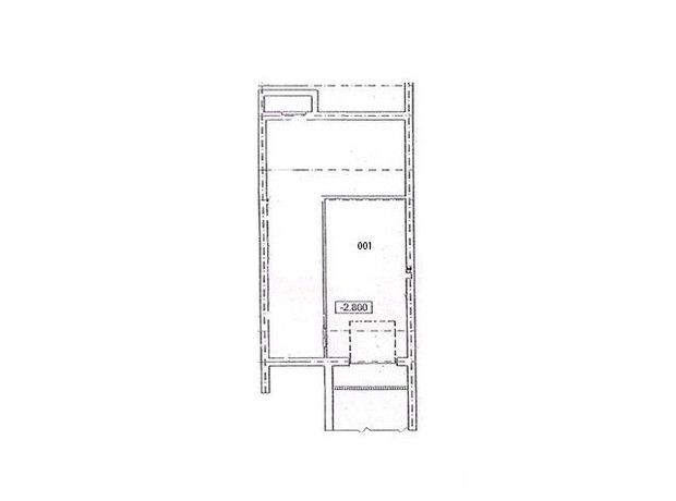 КГ ул. Бандеры: планировка 3-комнатной квартиры 223 м²