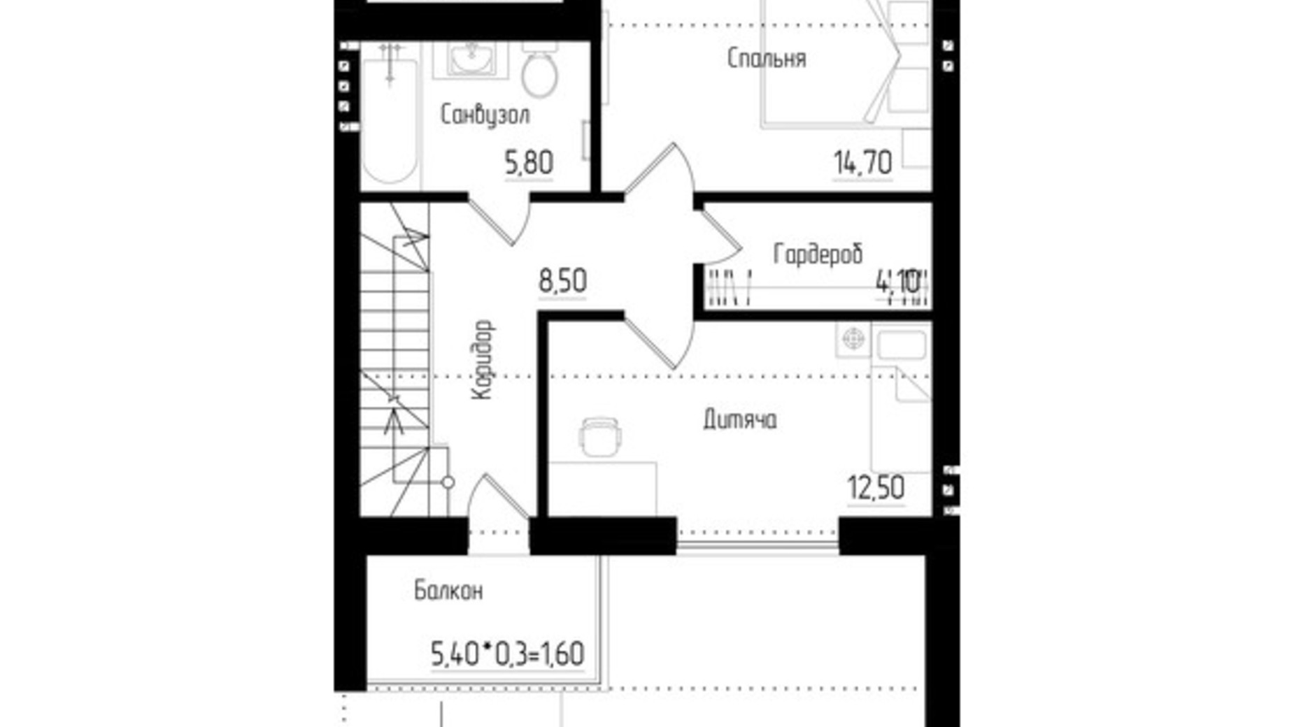 Планировка таунхауса в Таунхаус Hygge Life 135 м², фото 405681