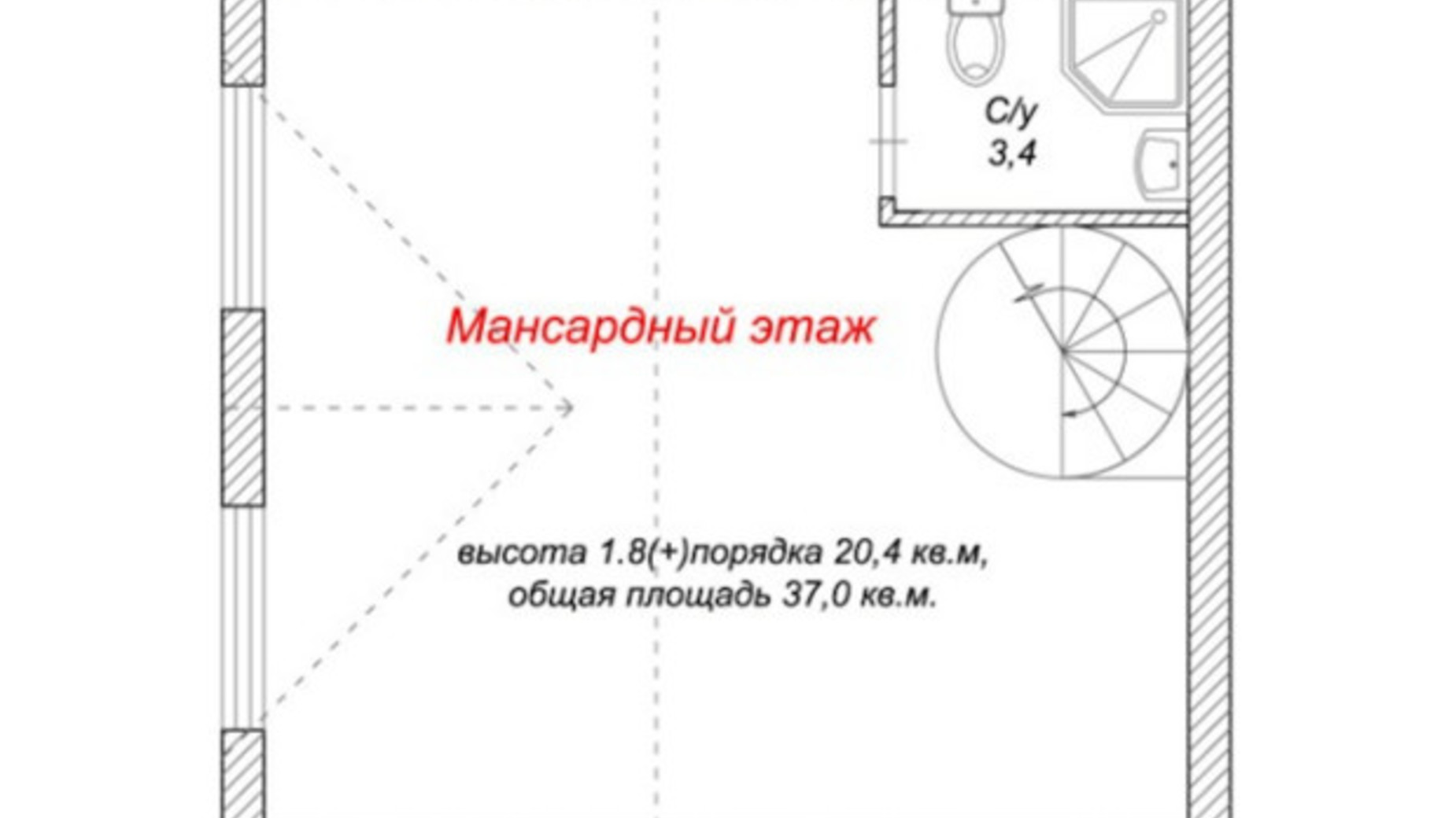 Планировка таунхауса в Таунхаус Harmony Avangard 104.76 м², фото 407742