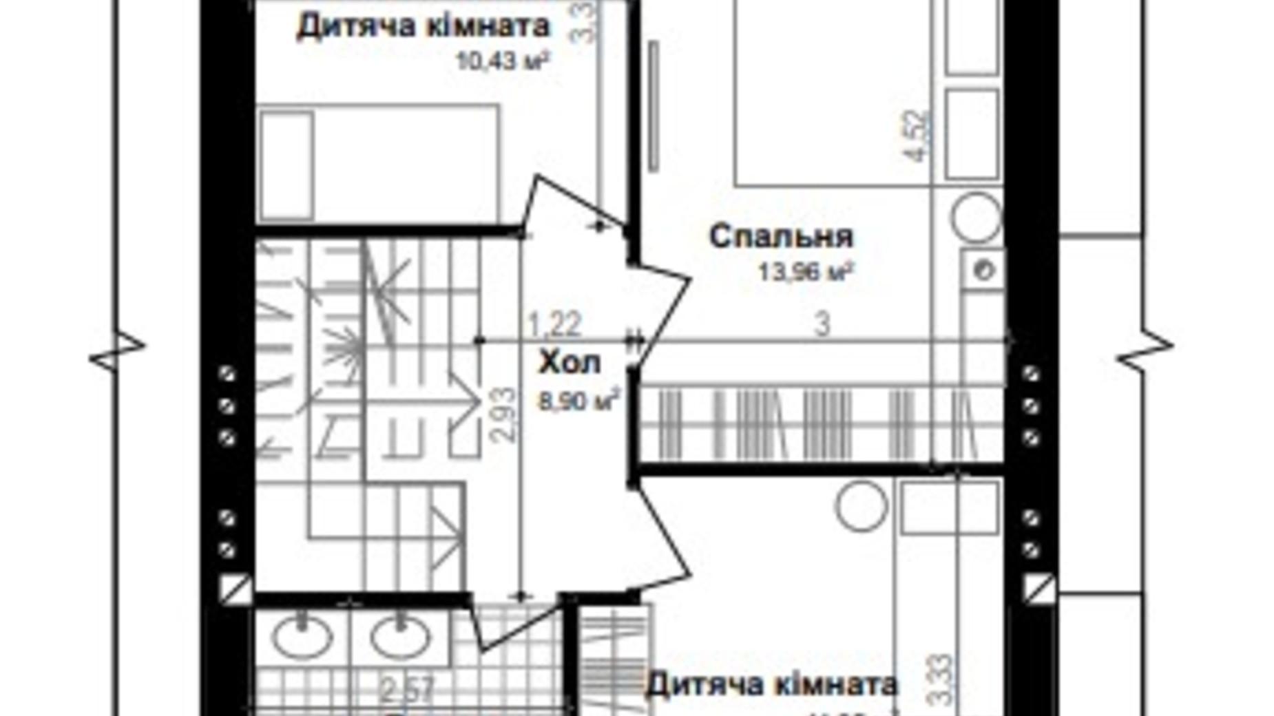 Планування таунхауса в Таунхаус Smart & Green 126.15 м², фото 411488