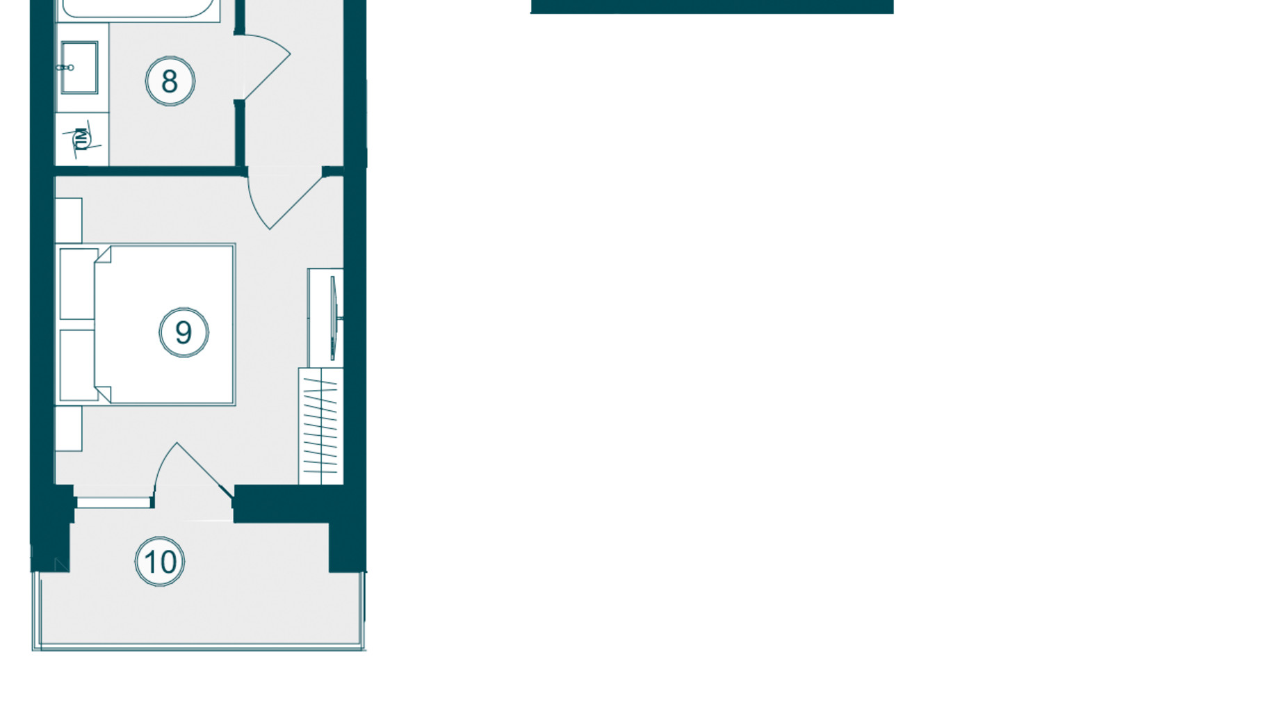 Планування 3-кімнатної квартири в ЖК Skyfall 102.75 м², фото 412936