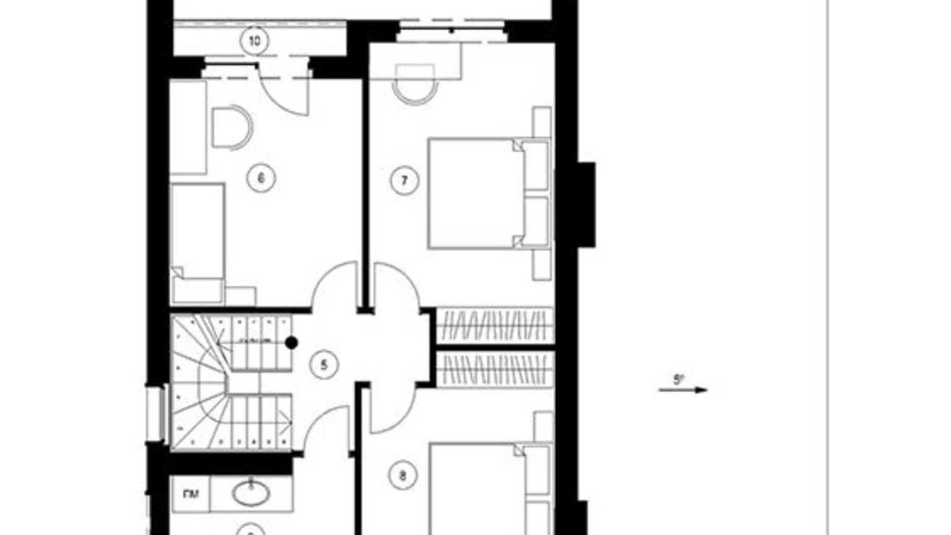 Планування котеджу в КМ Villaggo 110.51 м², фото 414185