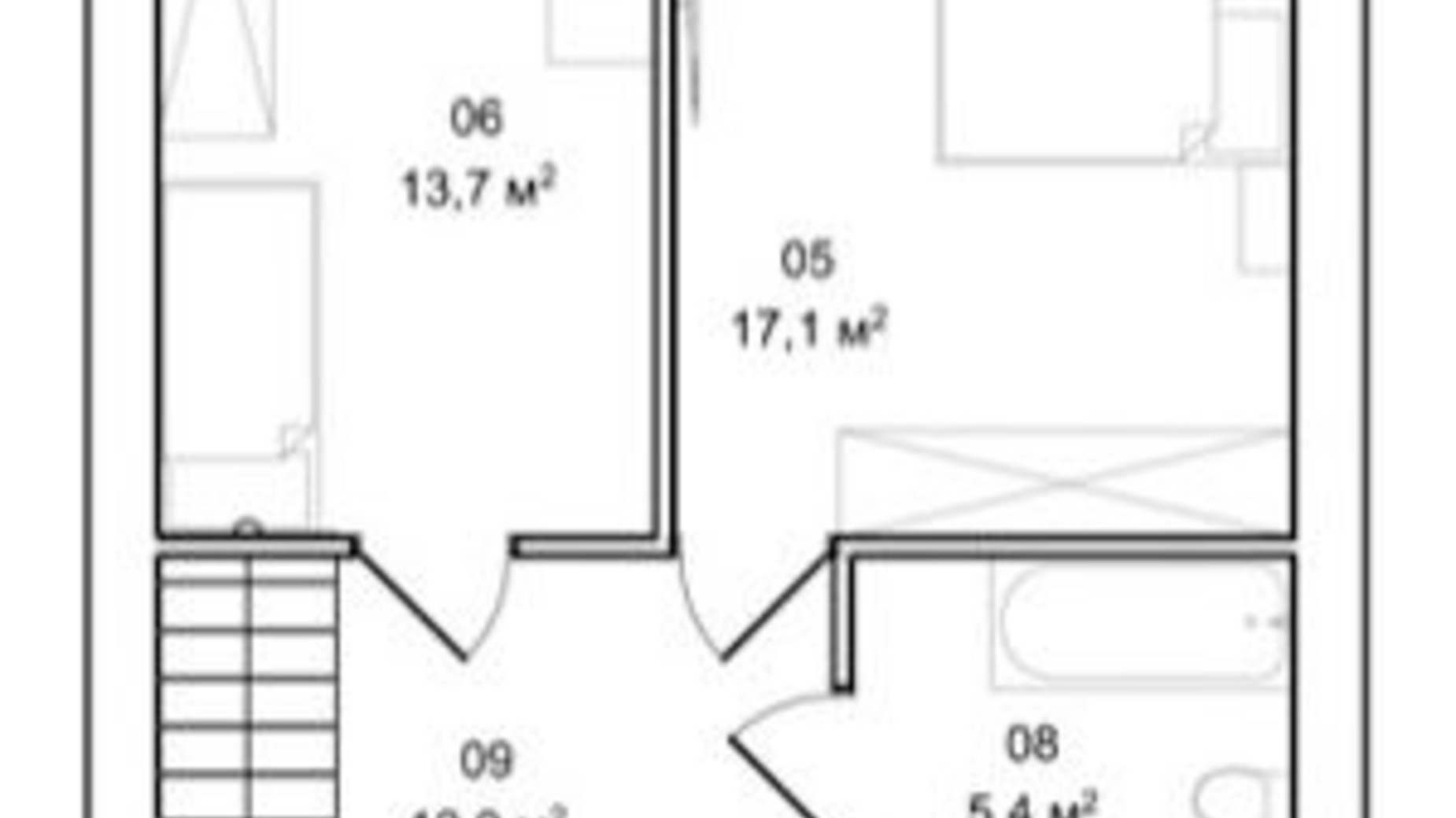 Планування таунхауса в Таунхаус Форест Парк Гора 200 м², фото 416158