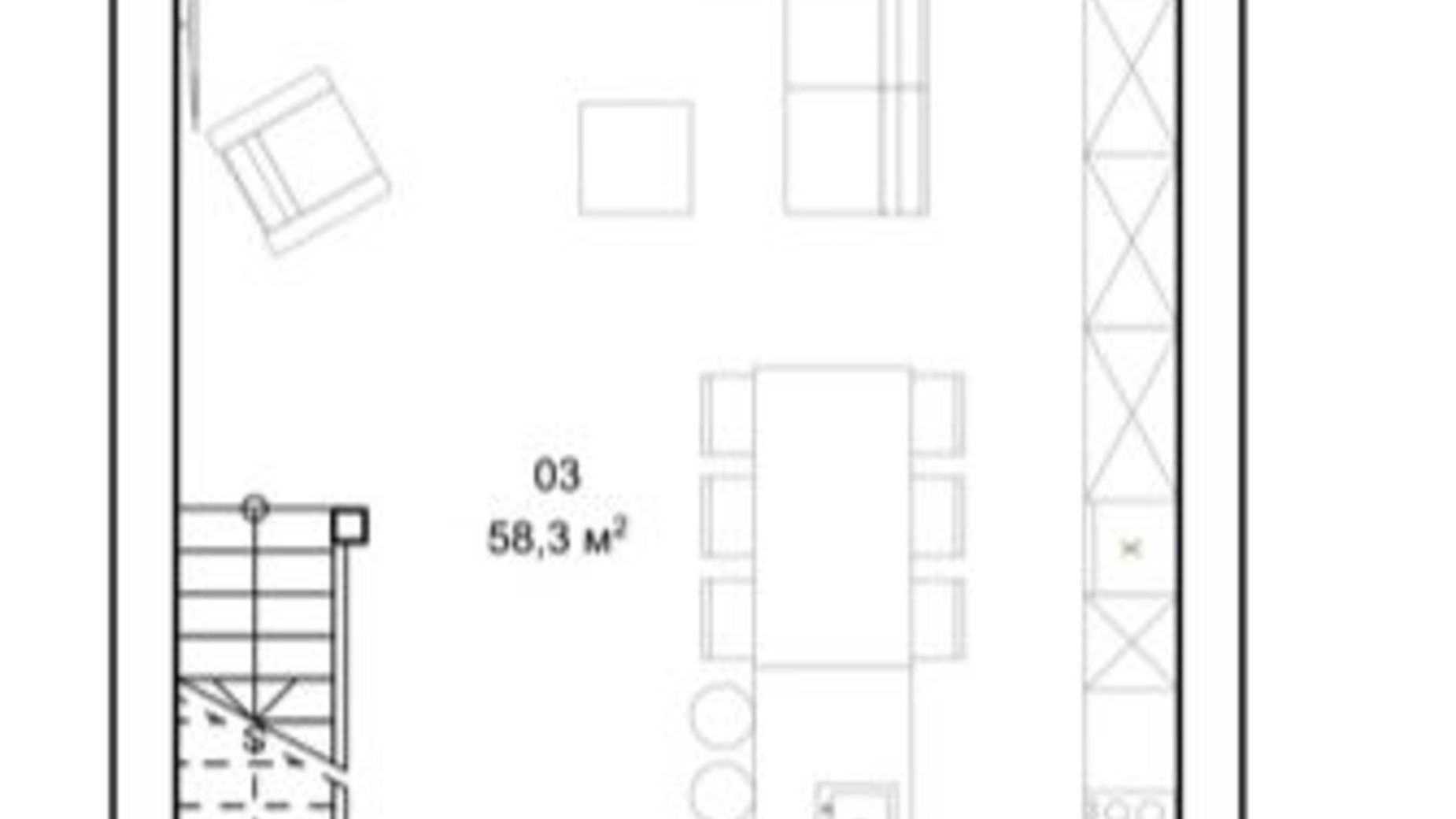 Планировка таунхауса в Таунхаус Форест Парк Гора 200 м², фото 416159