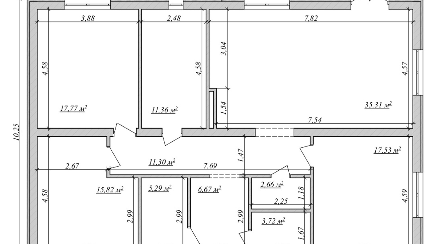 Планировка коттеджа в КГ Лесной Масив 145 м², фото 417991