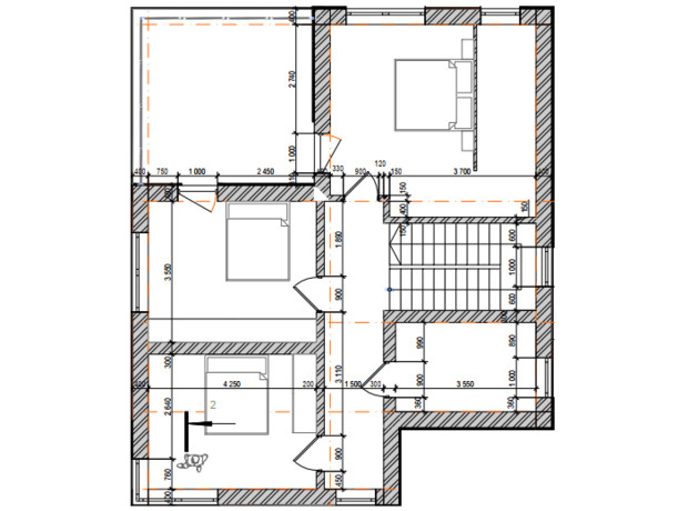 КГ Eco-residence Новые Безрадичи: планировка 4-комнатной квартиры 180 м²