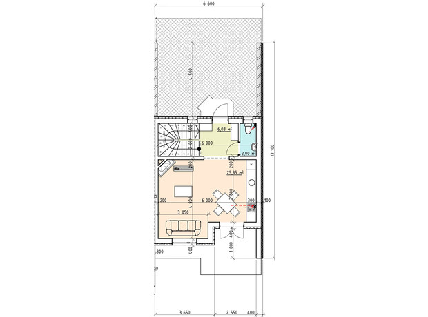 КМ Ecovillage: планування 3-кімнатної квартири 134 м²