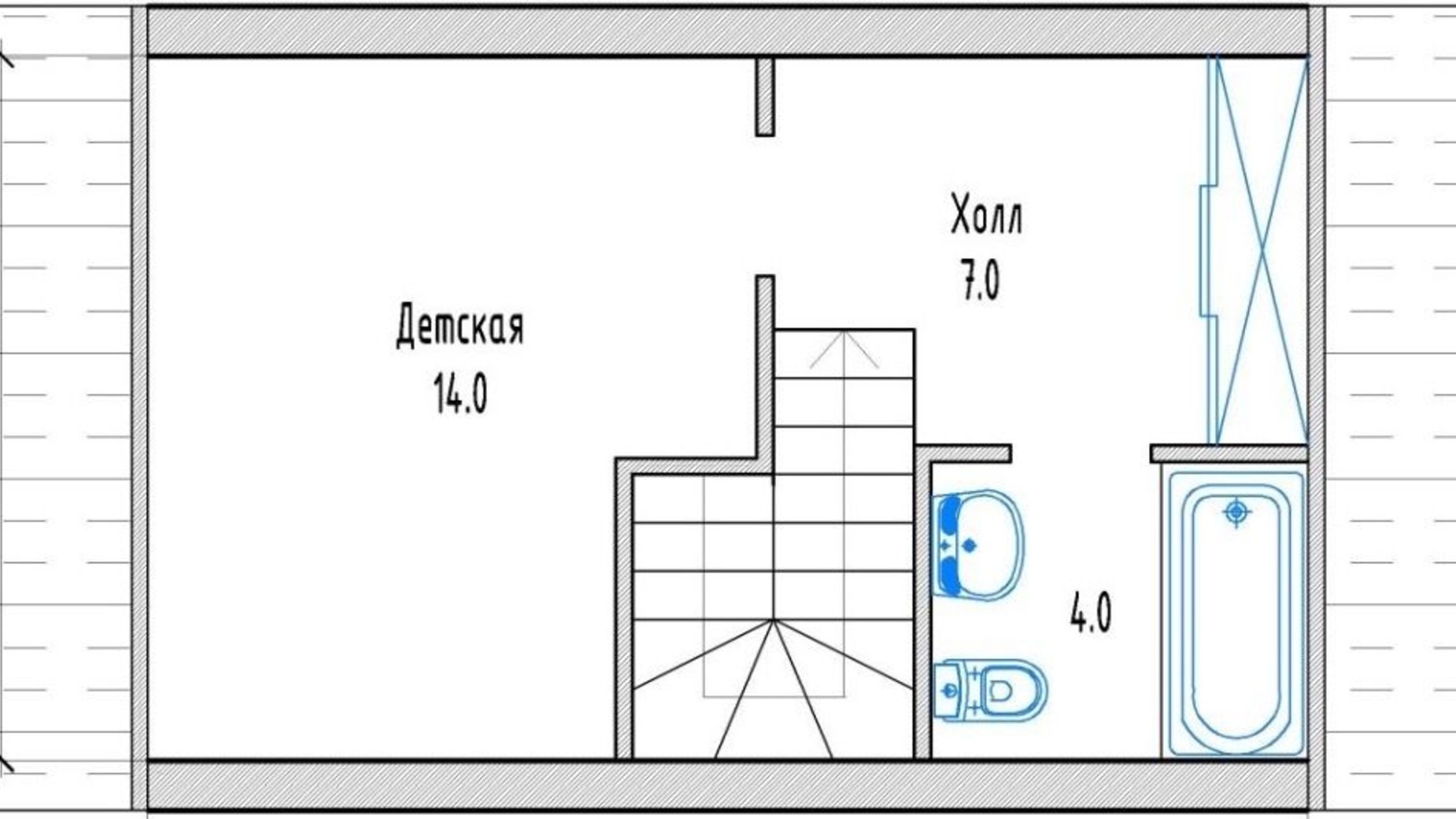 Планування таунхауса в Таунхаус Clever 130 м², фото 424814