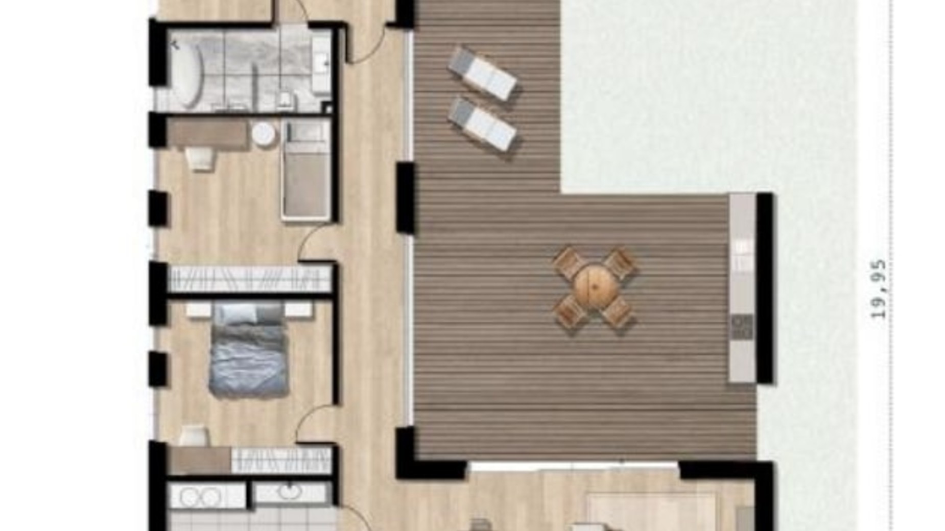 Планировка коттеджа в КГ Gran Montana 157 м², фото 425884