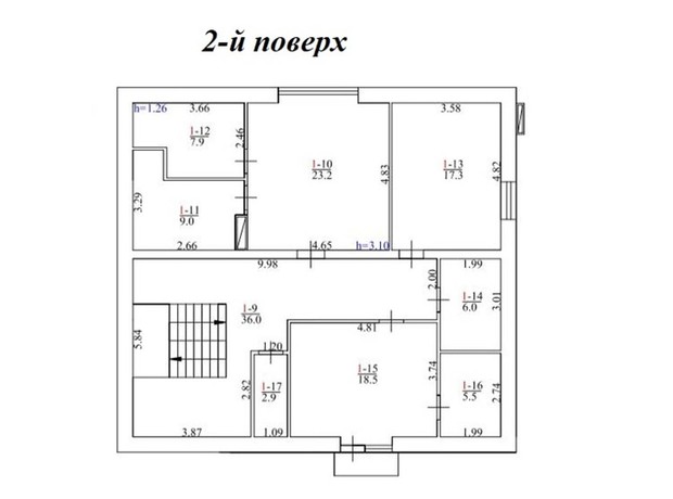 КГ Роскошный: планировка 6-комнатной квартиры 266.99 м²