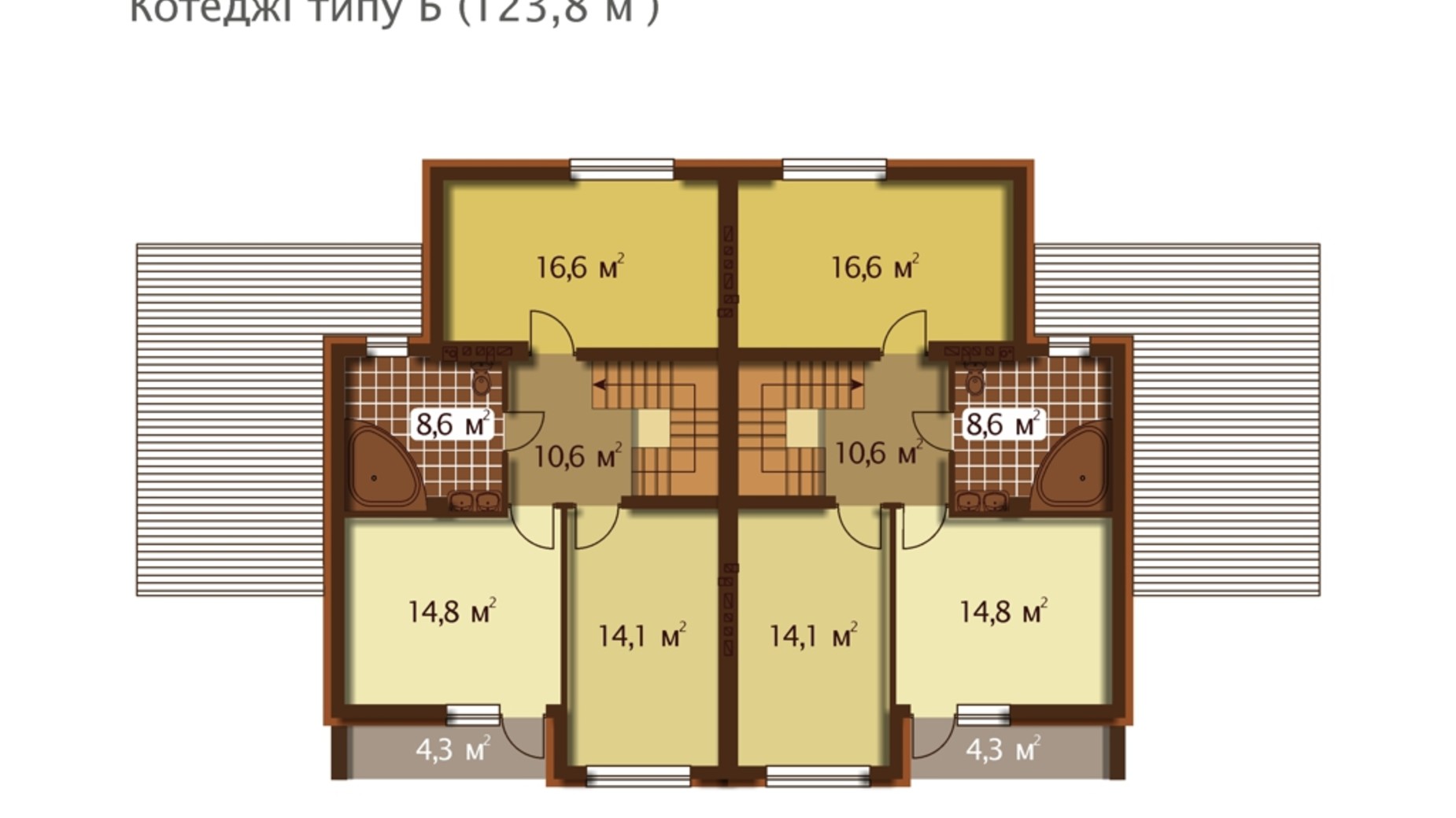 Планування котеджу в КГ Нова Конопниця 123.8 м², фото 42762