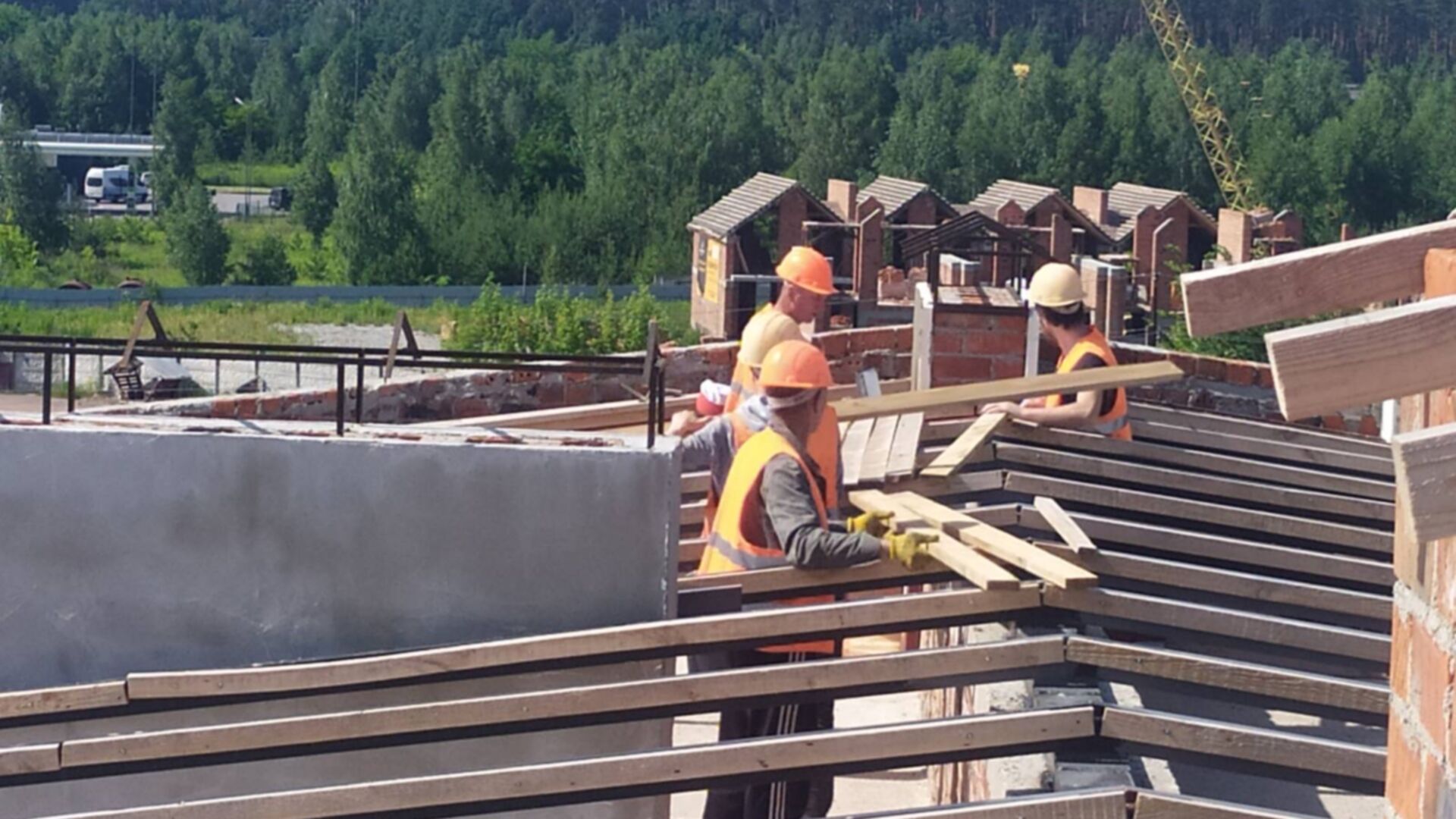 Состоянием на июнь 2022 года ЖК Green Village ход строительства фото 429332