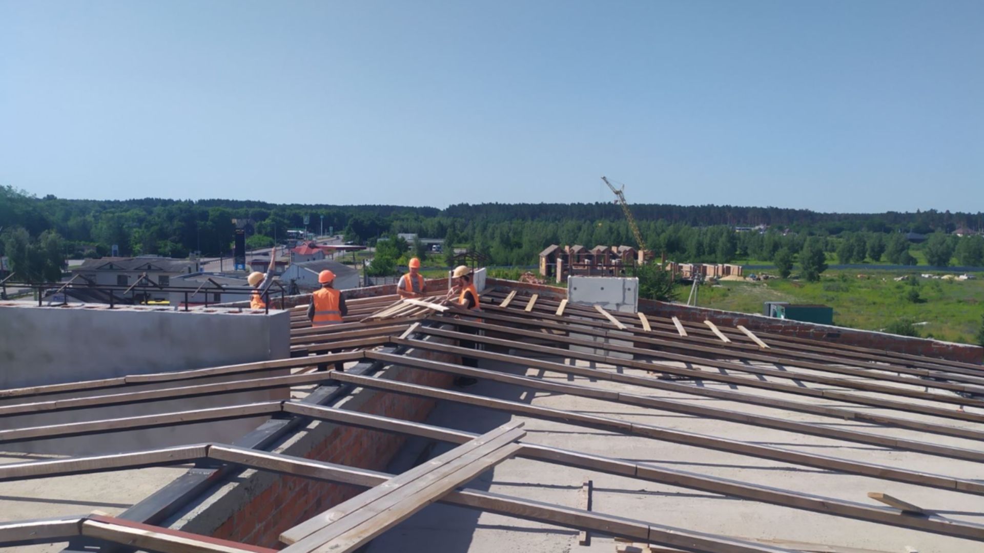 Состоянием на июнь 2022 года ЖК Green Village ход строительства фото 429333