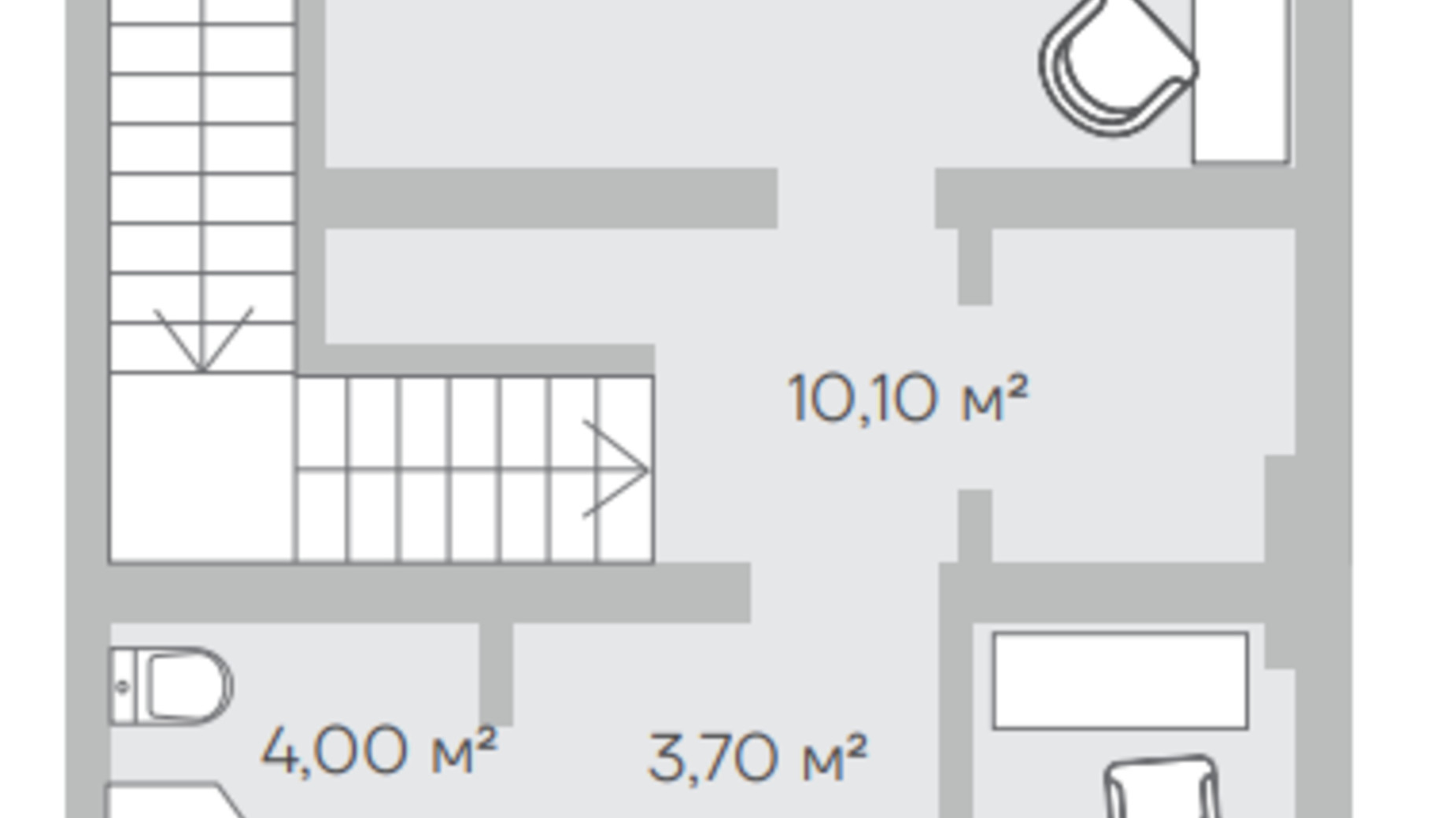Планировка таунхауса в Таунхаус Заречье 157.3 м², фото 430175