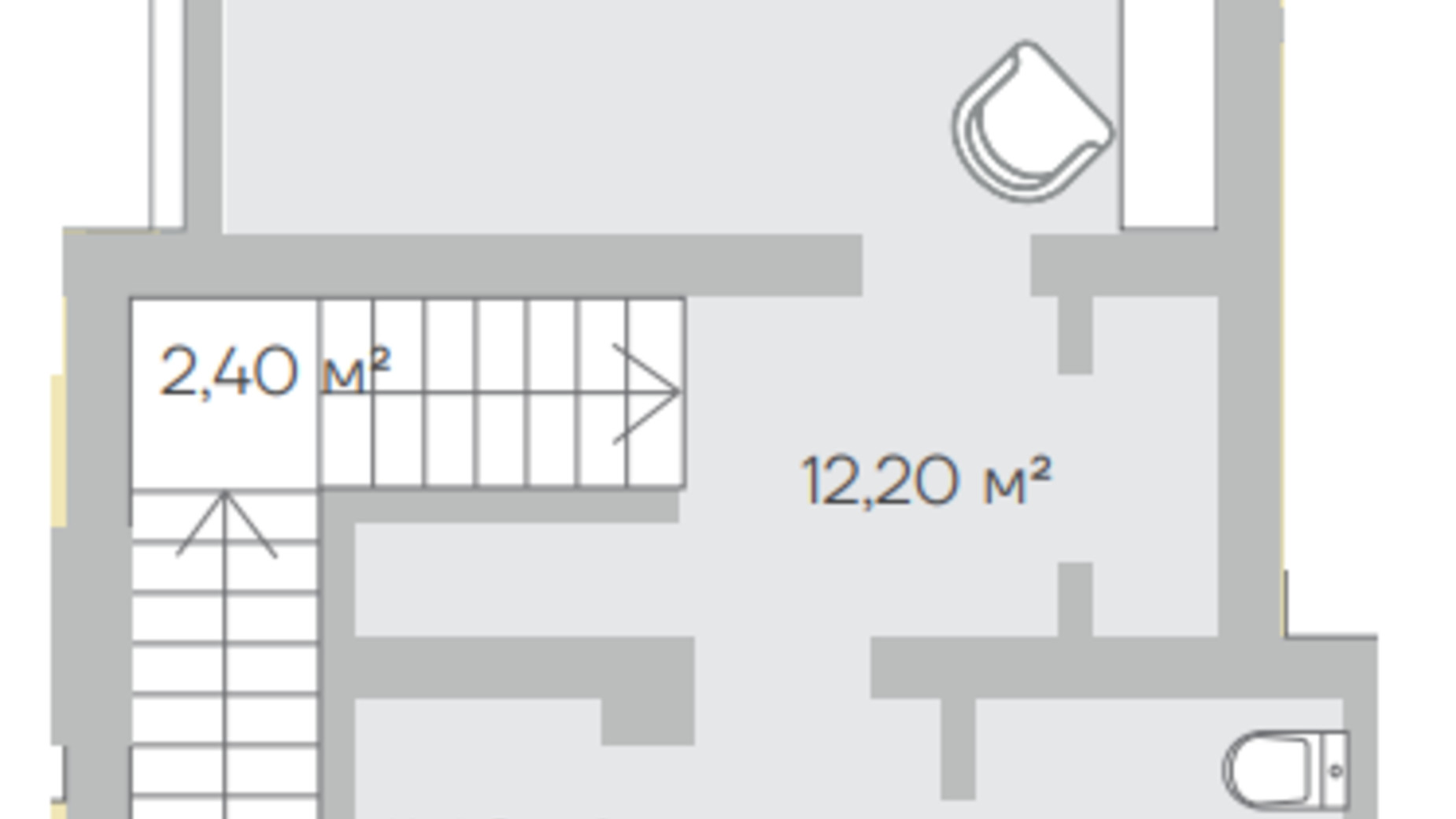 Планування таунхауса в Таунхаус Заріччя 144.9 м², фото 430177