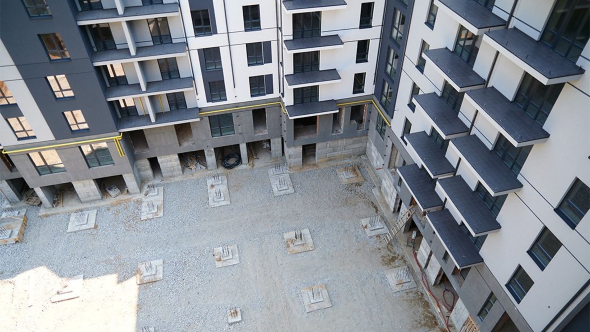 паркинг Состоянием на июнь 2022 года ЖК Park Residence ход строительства фото 431172