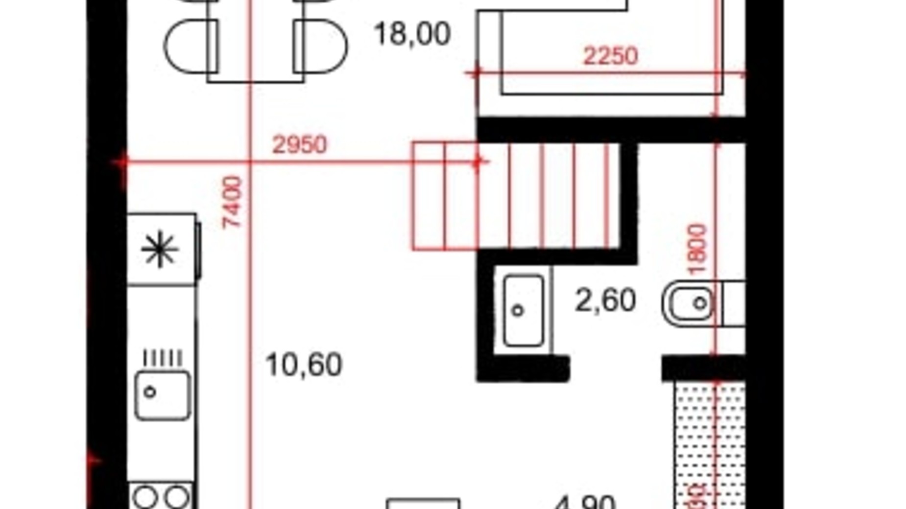 Планування таунхауса в КМ Holland Park 73.3 м², фото 433177