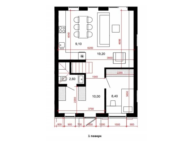 КГ Holland Park: планировка 4-комнатной квартиры 99.4 м²