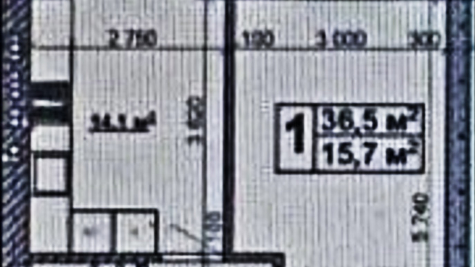 Планировка 1-комнатной квартиры в ЖК Новая Конча-Заспа 36.5 м², фото 433445