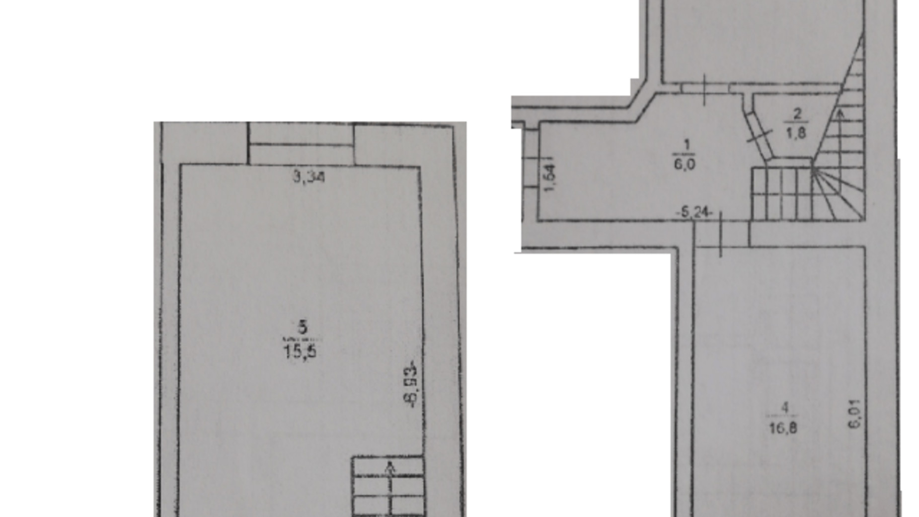 Планування багато­рівневої квартири в ЖК вул. Коваля 2 63 м², фото 438166