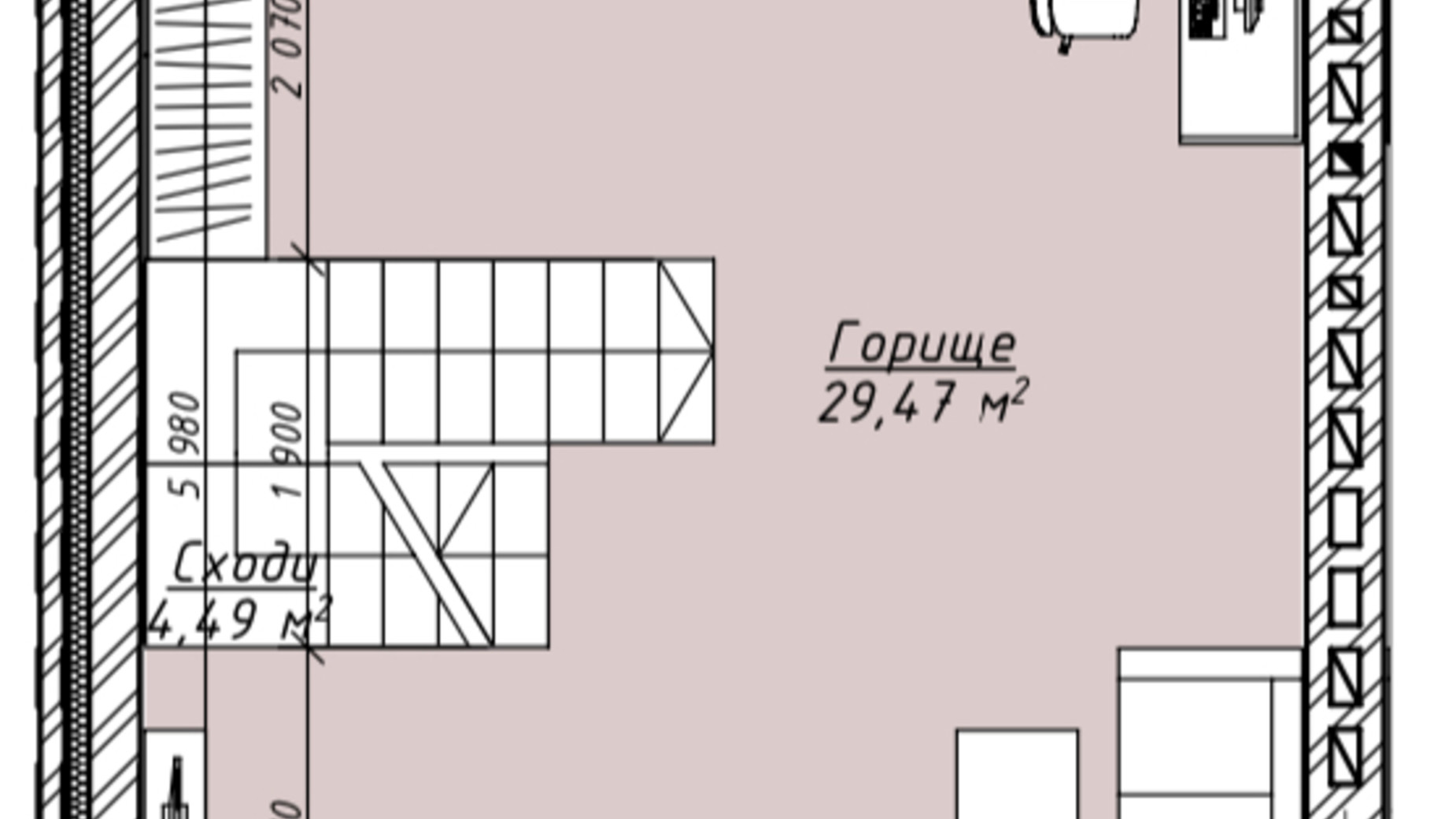 Планування таунхауса в Таунхаус Vorzel Eco Park 100 м², фото 439331