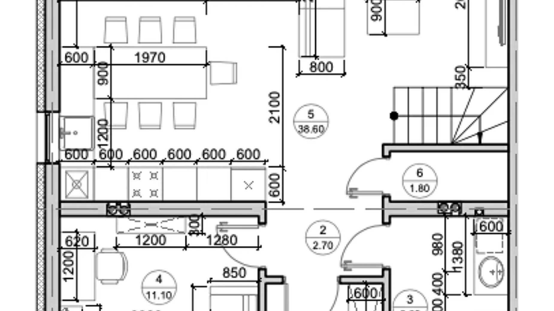 Планировка дуплекса в КГ Pro hygge 130 м², фото 439362