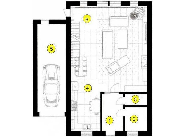 КГ Севериновская Жемчужина: планировка 3-комнатной квартиры 228 м²