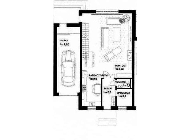 КГ Севериновская Жемчужина: планировка 3-комнатной квартиры 201 м²