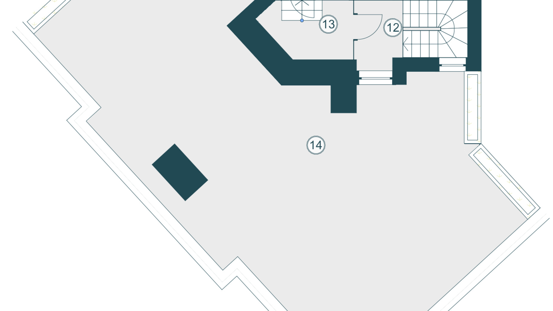 Планування 4-кімнатної квартири в ЖК Skyfall 141.78 м², фото 445122