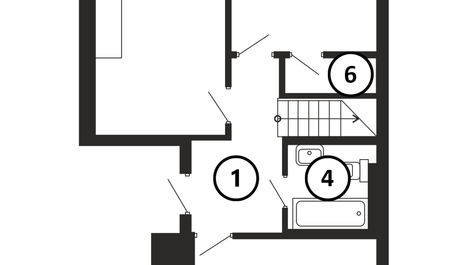 Планування 5-кімнатної квартири в ЖК Національний 173.41 м², фото 447401